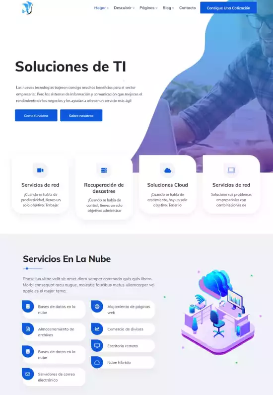 Vista previa de CloudNet Solutions