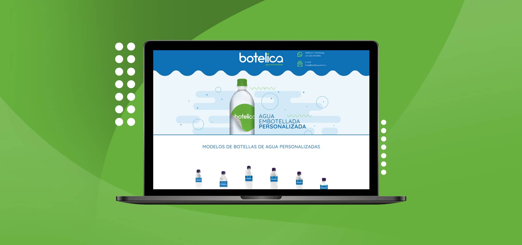 Botelica, Agua embotellada personalizada