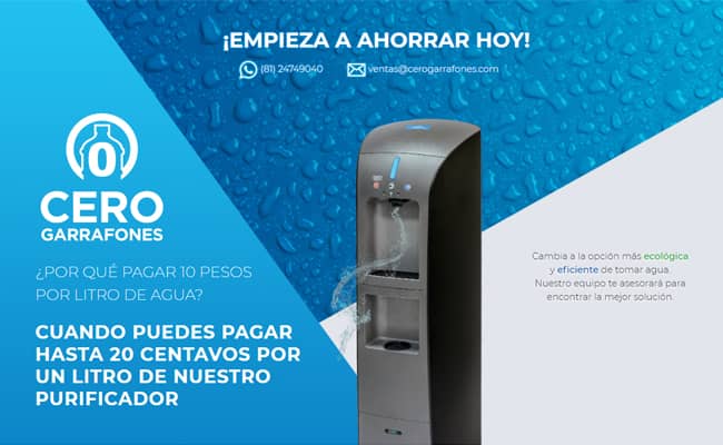 Portafolio galería web header empieza a ahorrar agua